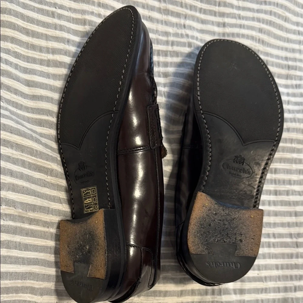 Church’s Pembrey Brown Leather Loafers 6 - Picture 5 of 7